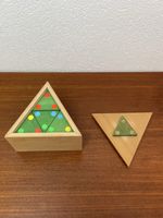 Dreieck Holzspiel in Holzbox Gesellschaftsspiel Holz Spiel