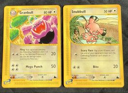 Pokémon Granbull & Snubbull Skyridge Set - 61/144 & 101/144