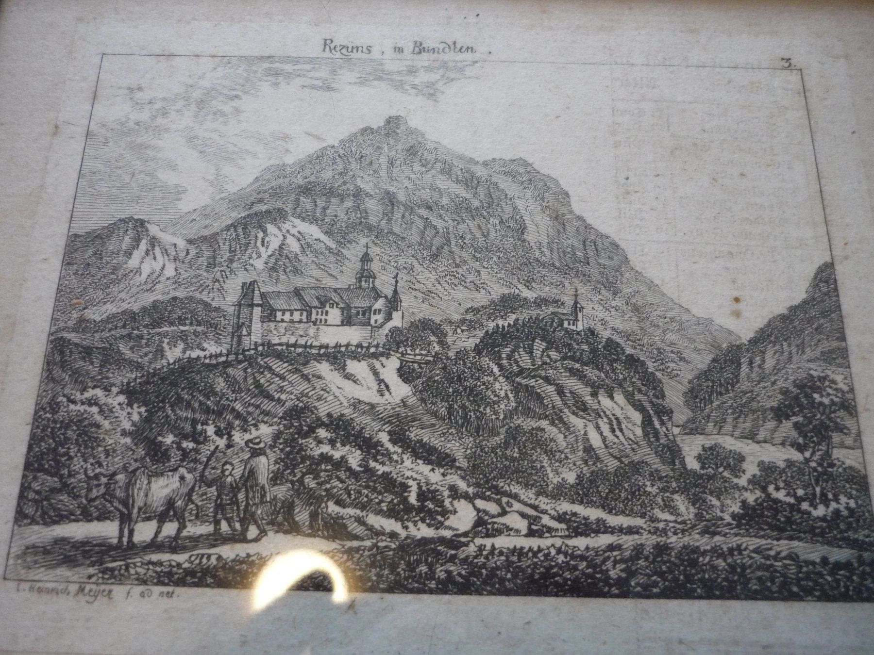 Foto & Immagini: 2 kleine Bild Antik - Chur + Rezüns – Usato da Beringen venduto da Flatretriever 1