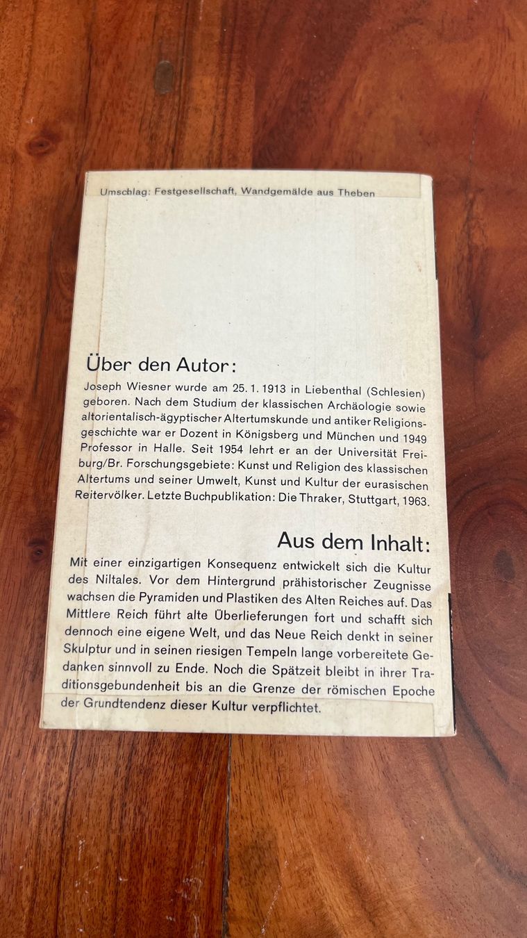 Libri: Ullstein Kunstgeschichte: Ägyptische Kunst 1963 – Usato da Schübelbach venduto da Dolly990_2 1