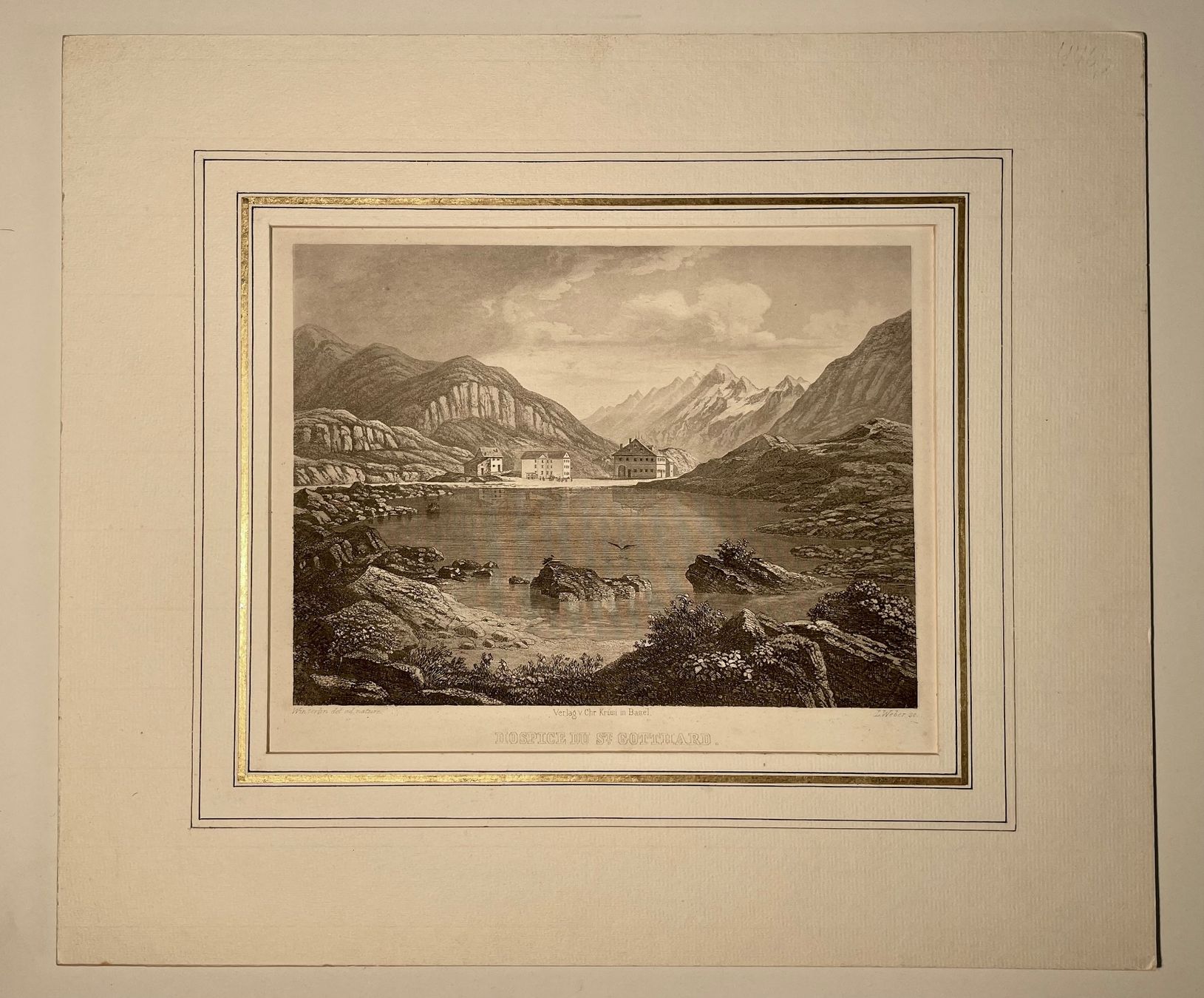 Incisioni: HOSPICE DU ST. GOTTHARD. – Usato da Luzern venduto da mainwerk 1