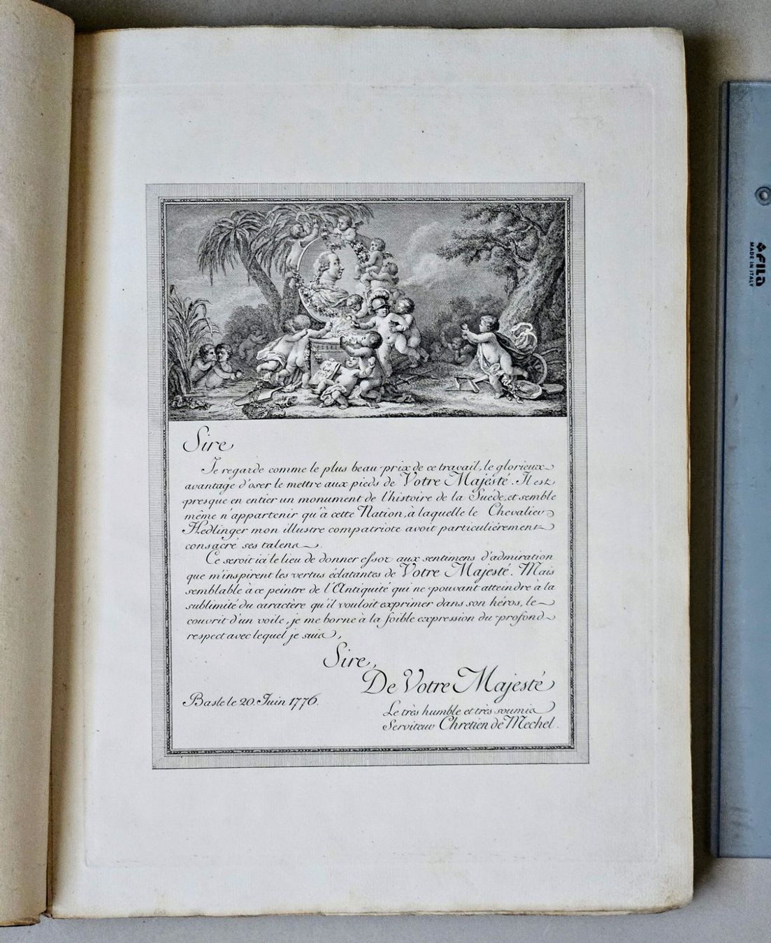 Libri: Oeuvre du Chevalier Hedlinger, Basle 1776 – Usato da Lugano venduto da Numisartes 4