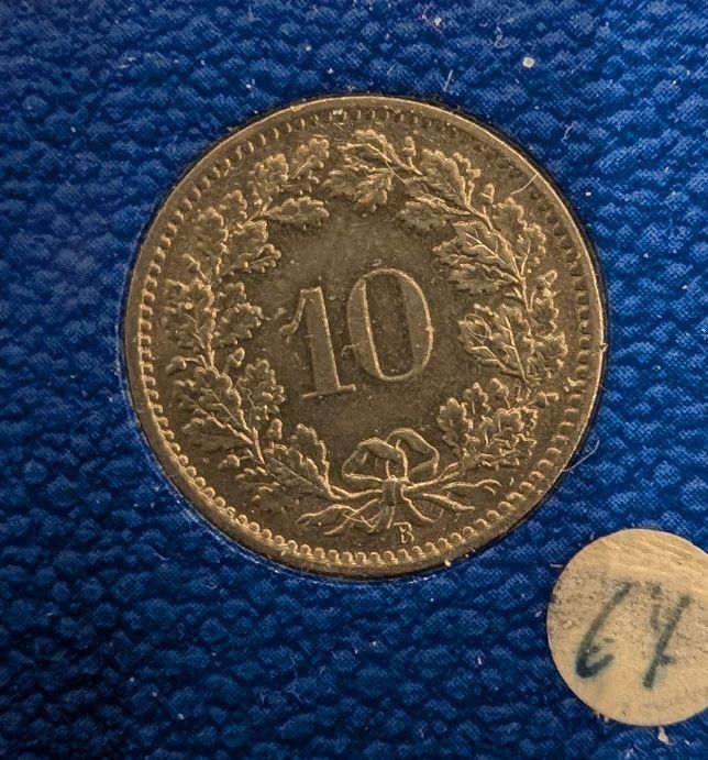 Tutti le monete: 10 Rappen 1967 – Usato da Arch venduto da coinsandmore 1