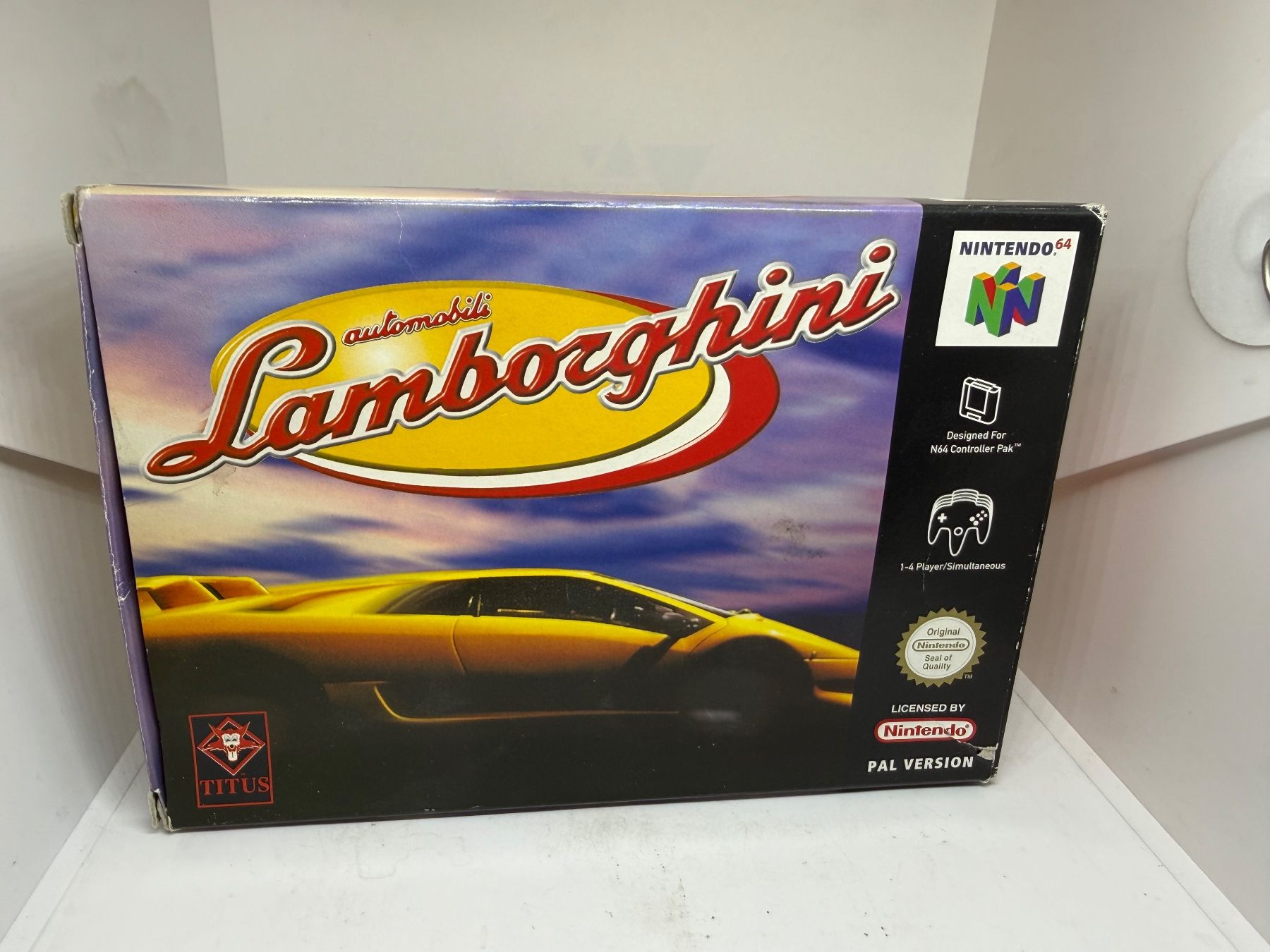 Nintendo Giochi: Lamborghini N64 OVP – Usato da Dietlikon venduto da NESFEVER 1