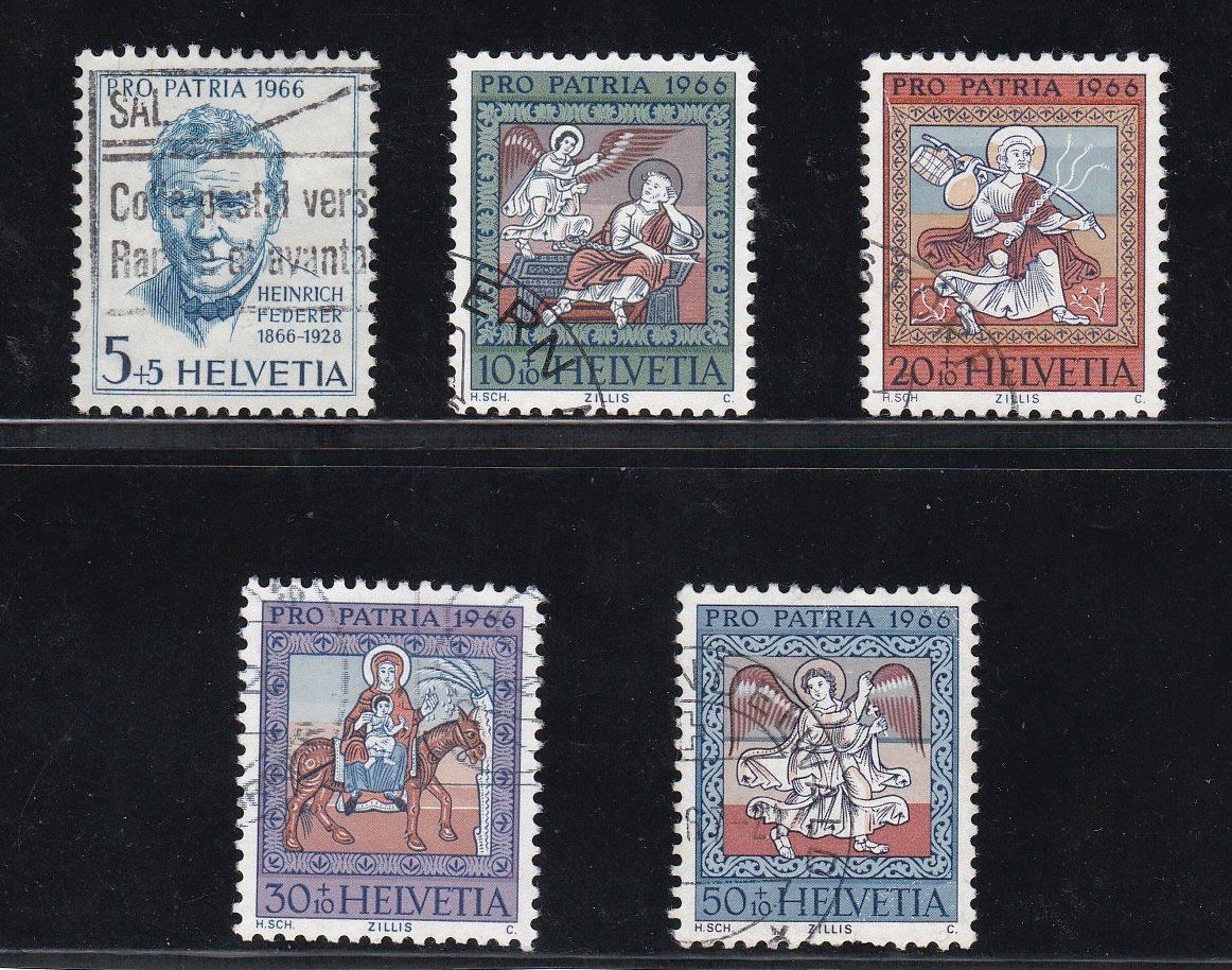 Tutti i francobolli: Timbres suisses Pro Patria 1966 oblitérés – Usato da Dizy venduto da all_9l2s