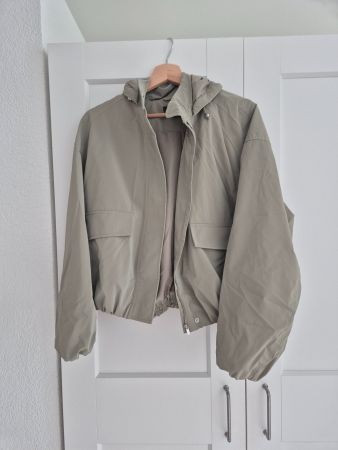 ZARA Coated Hooded Jacke