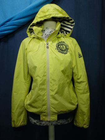 GAASTRA LEICHTE JACKE RV GR 38 40 NEONGELB KAPUZE TOP