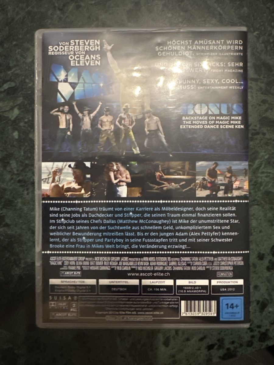 Tutti i DVDs: Magic Mike DVD - Fun, Hot und Sexy! – Usato da Ibach venduto da Viper39 1