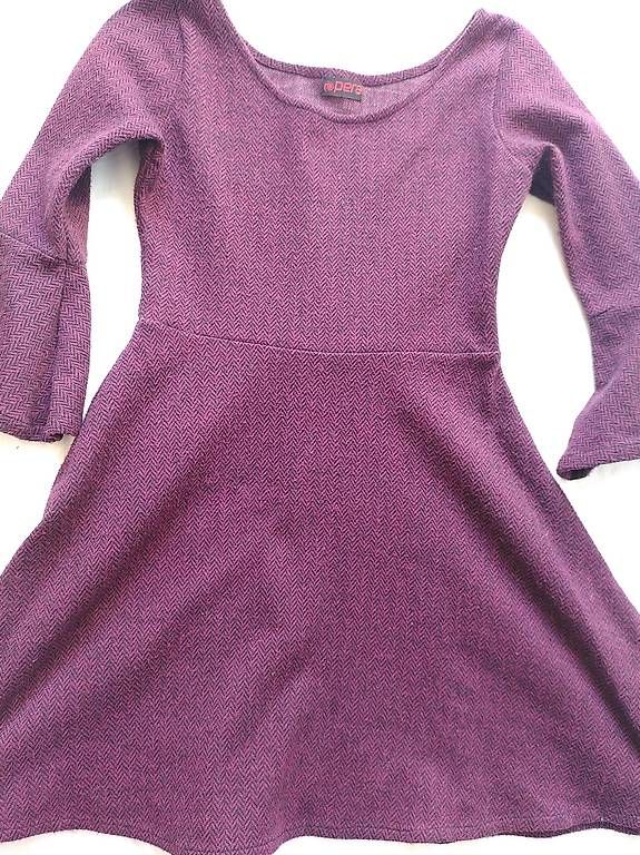 Vestiti: Vestito mini bordeaux svasato  taglia S – Usato da Sessa venduto da uza_x5jm 3
