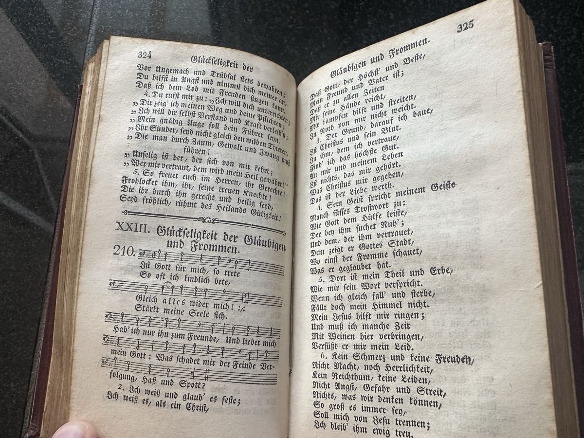Libri: Basel, 1812, Sammlung geistlicher Lieder und Gesänge, Merian – Usato da Winterthur venduto da Blackbear1010 6