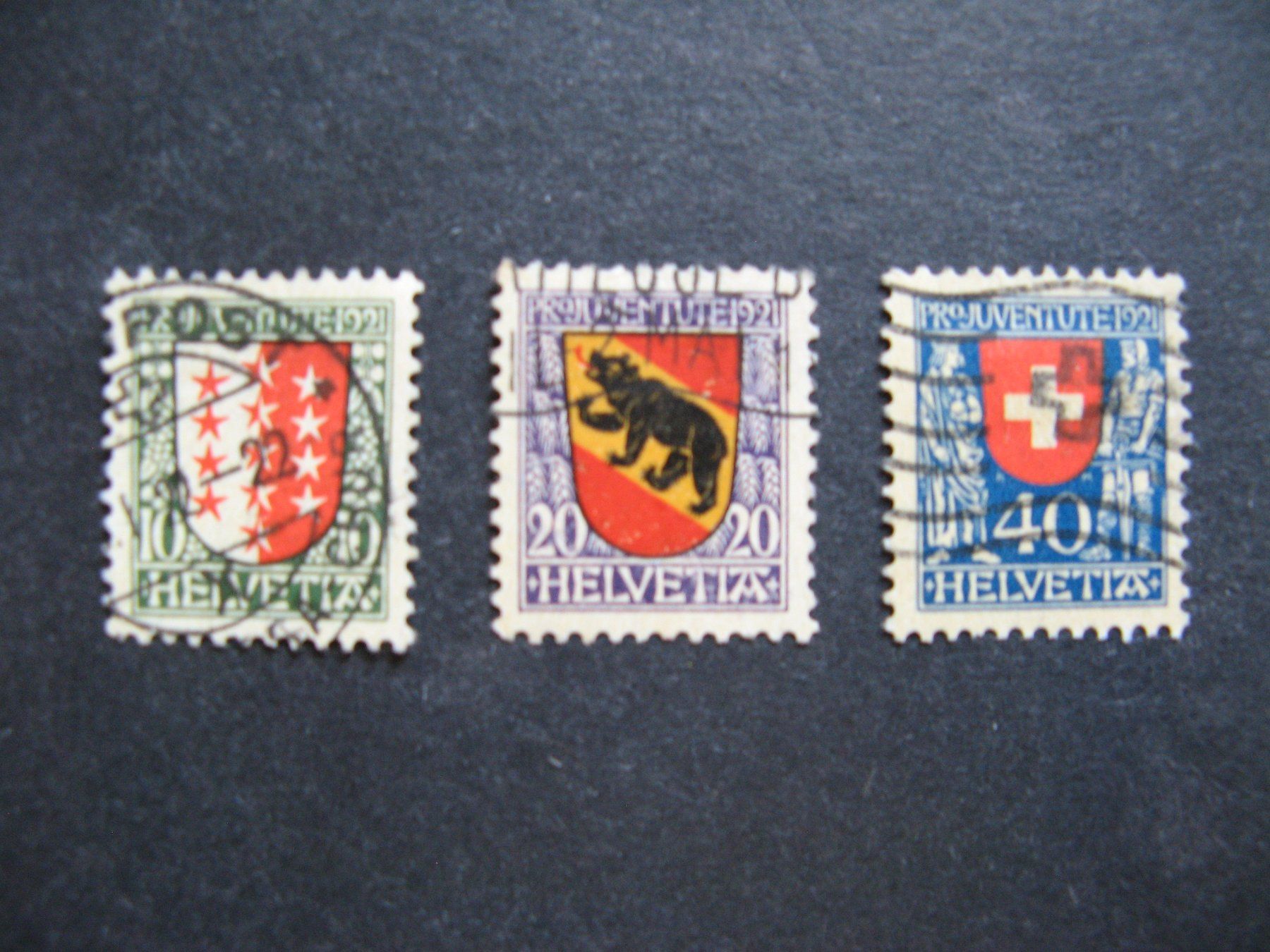 Alle Briefmarken: PJ 1921 Satz gestempelt – Gebraucht aus Frauenfeld von Interessent1