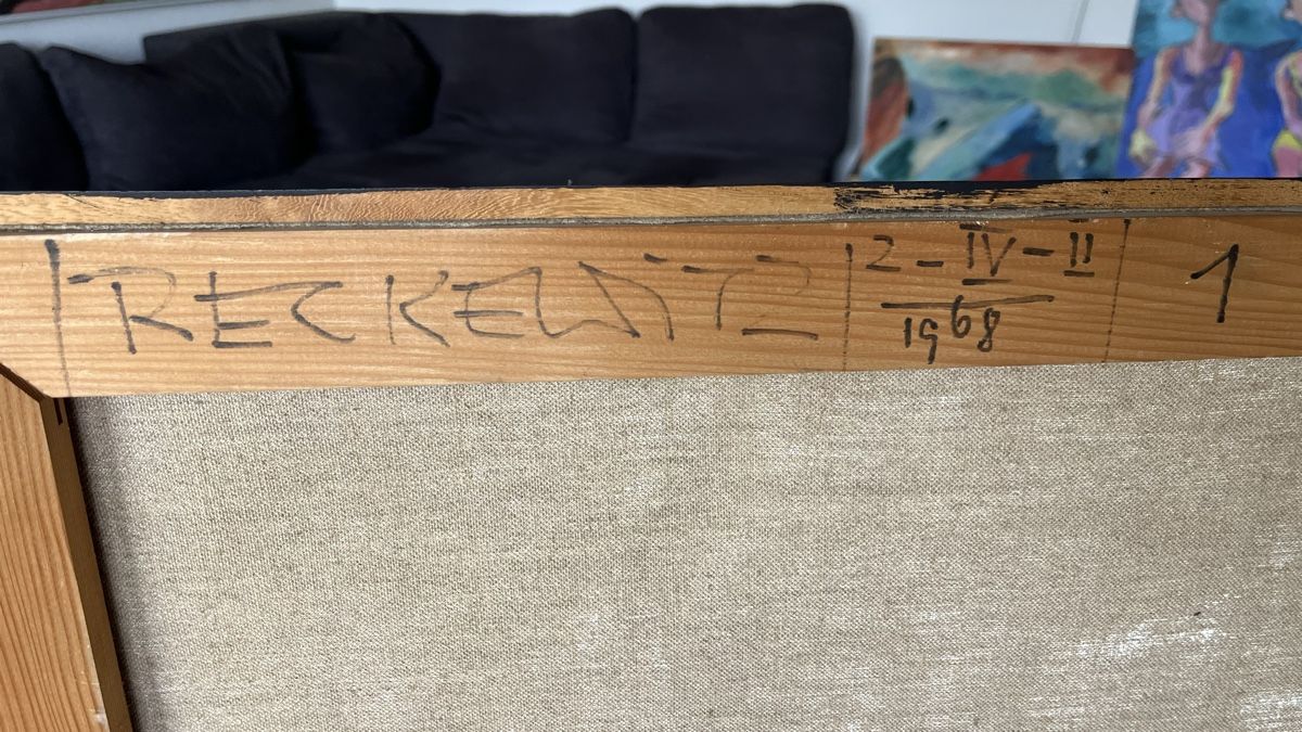 Tableaux: Ölgemälde Wilfried Reckewitz 1967 – D'occasion à Erzingen par takoma66 8