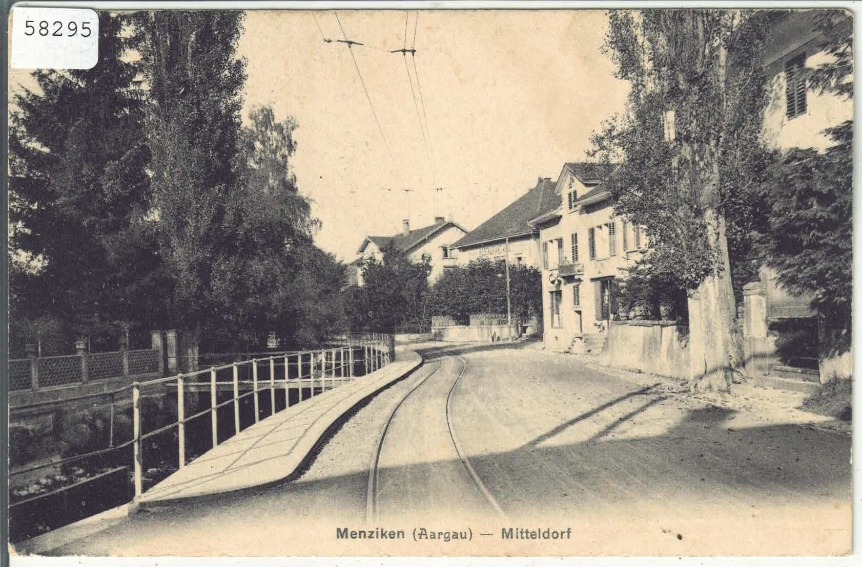 Cartes postales: Menziken AG - Mitteldorf – D'occasion à Ettingen par Kartenplanet