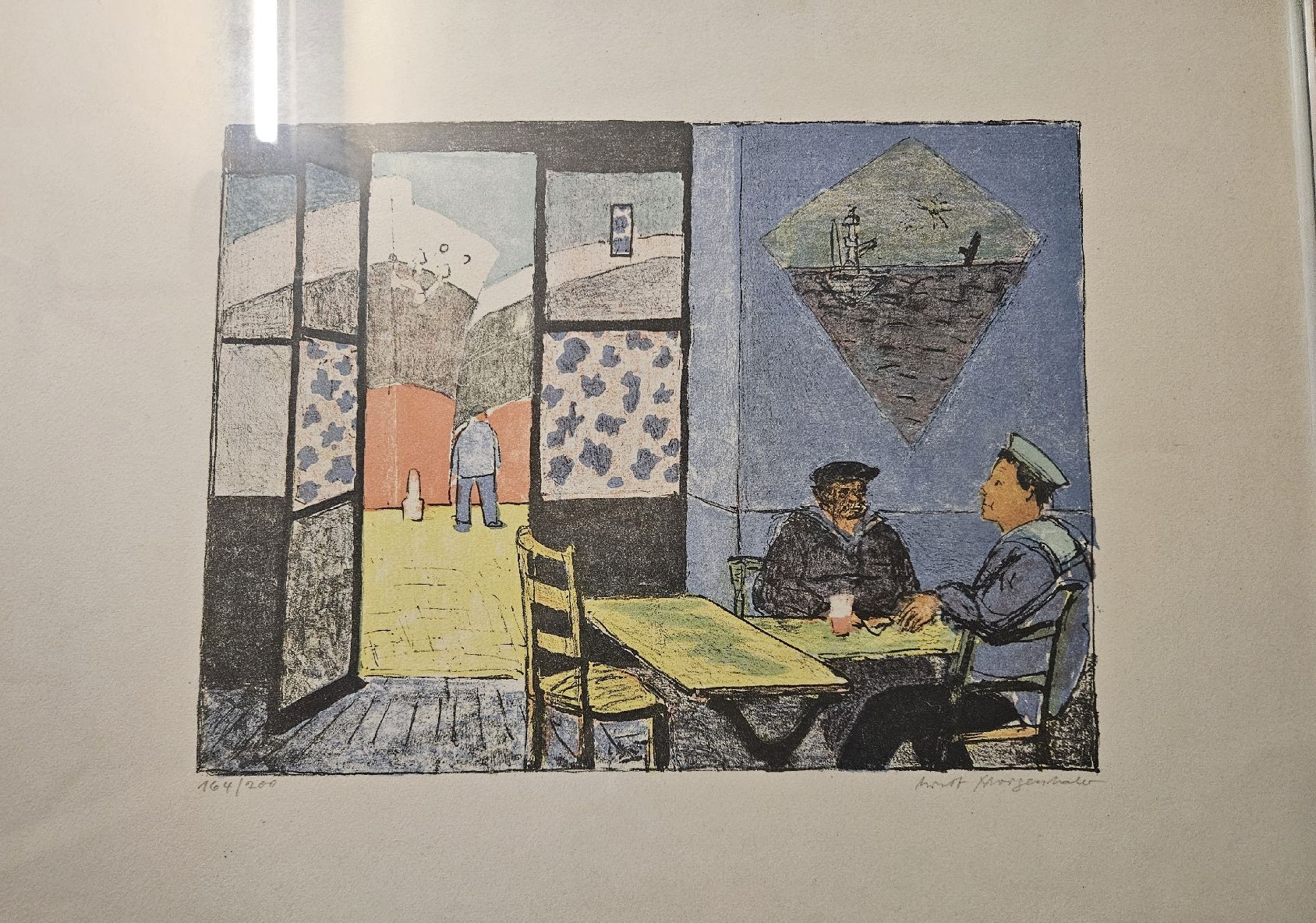Grafica & Litografie: Ernst Morgenthaler Farblithographie – Usato da Hauptwil venduto da Schwertfisch24 3