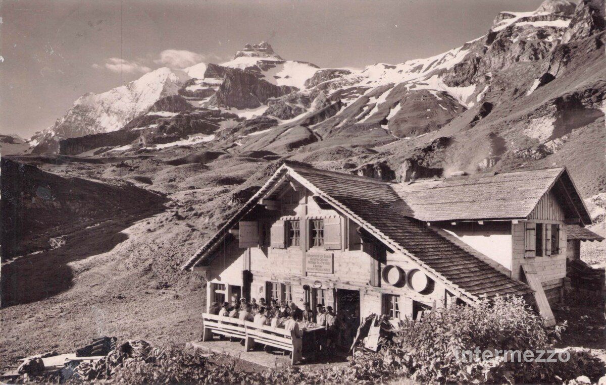 Cartoline postali: Kiental BE // 1937 Restaurant Bühler Bundalp – Usato da Basel venduto da intermezzo12