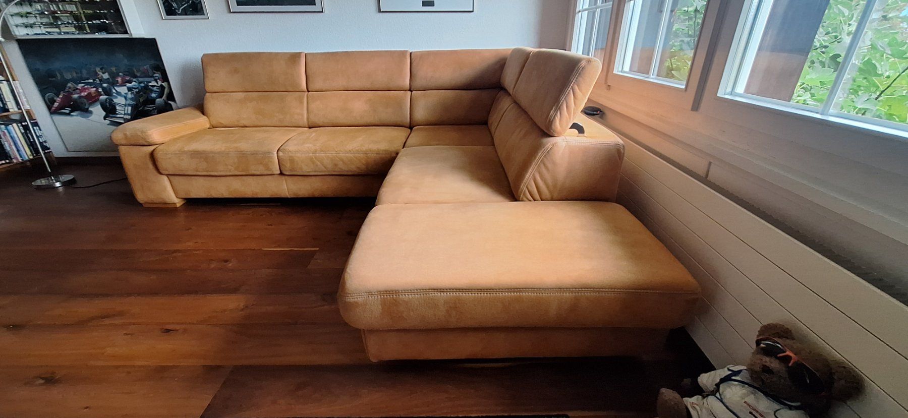 Divani: Polstergarnitur /Ecksofa Microfaser Braun 175cm x 230cm – Usato da Rebstein venduto da Type25 2