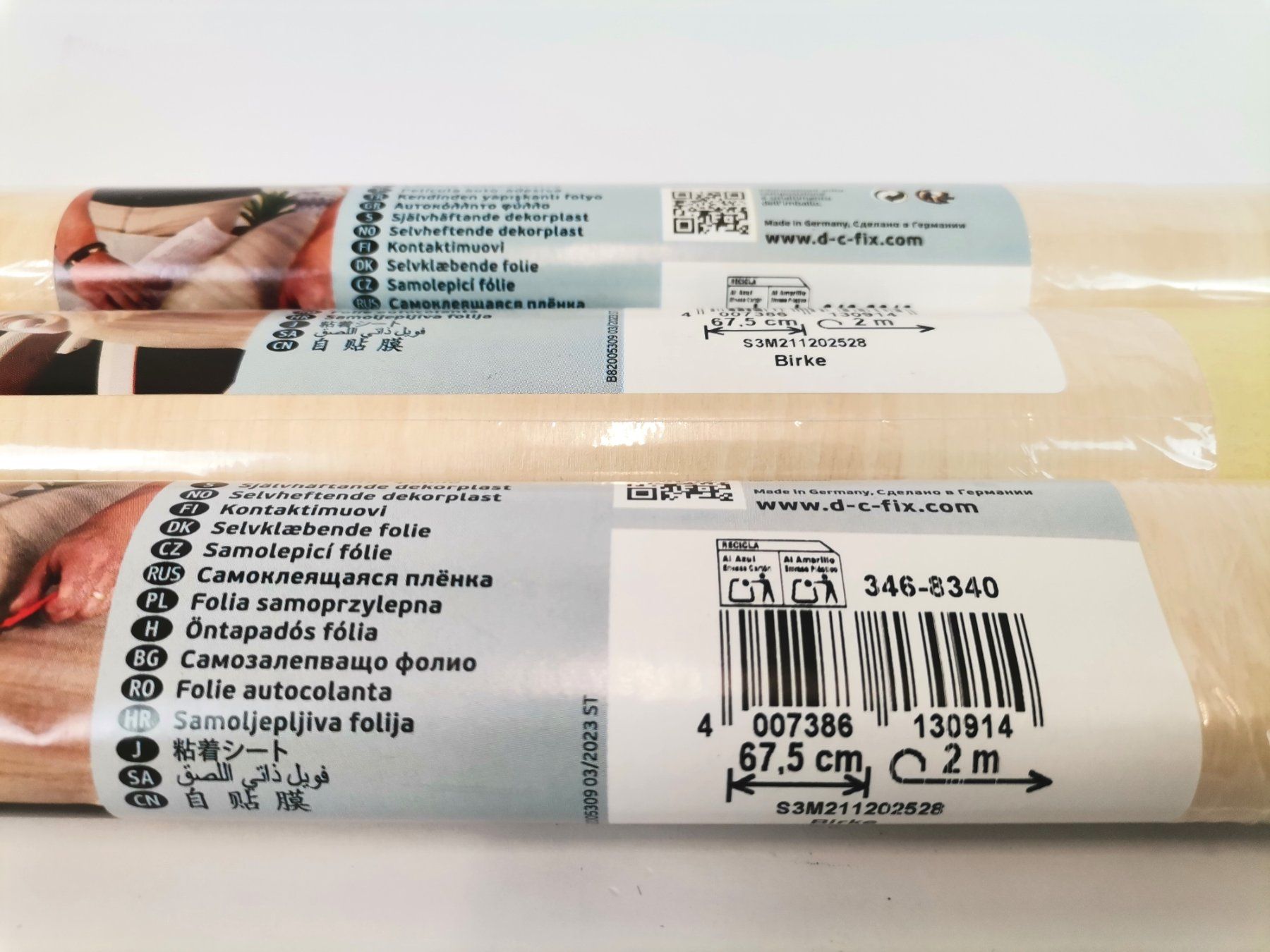 Sonstige Dekorationen & Accessoires: 3 Rollen Birken-Deko-Folie – Neu und originalverpackt aus Schaffhausen von Restwert_SH 2