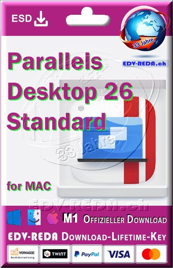 Apple Software: Parallels Desktop 26 MAC Standard Dauerlizenz inkl. Windows – Nuovo (secondo la descrizione) da Langenthal venduto da Reda