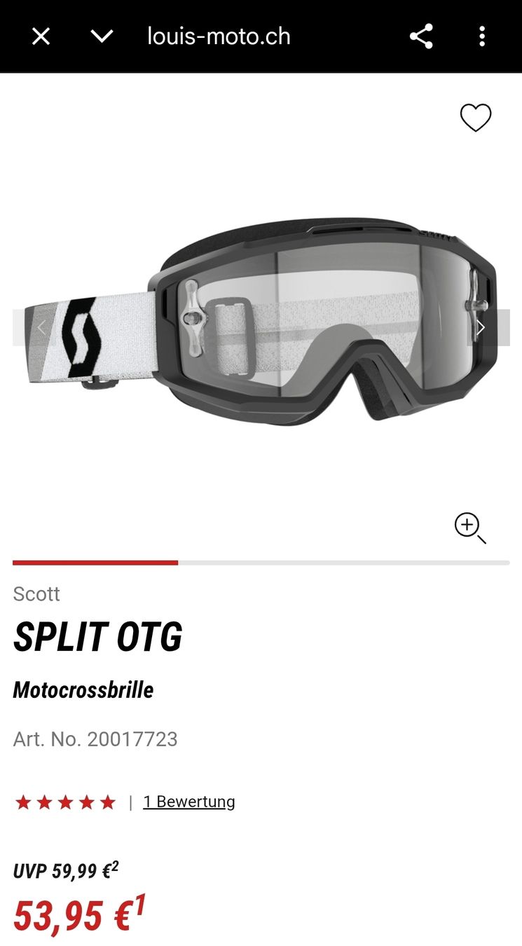 Scott Lunettes & Verres: Motocrossbrille – D'occasion à Zug par nic_wlj8 2