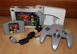 Controller mit neuem Joystick + Banjo Kazooie // N64 Set