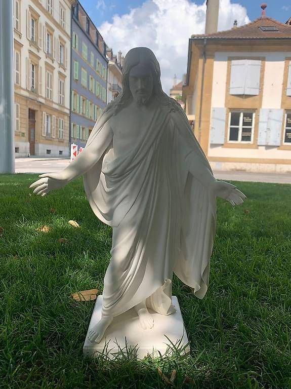 Sculture & Statue: JESUS STATUE EN MARBRE 50CM HAUTEUR – Nuovo (secondo la descrizione) da Neuchatel venduto da rnglcnluxecandles