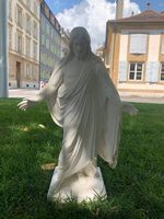JESUS STATUE EN MARBRE 50CM HAUTEUR