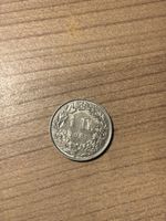 1 Schweizer Franken Silber Münze Jahrgang 1963