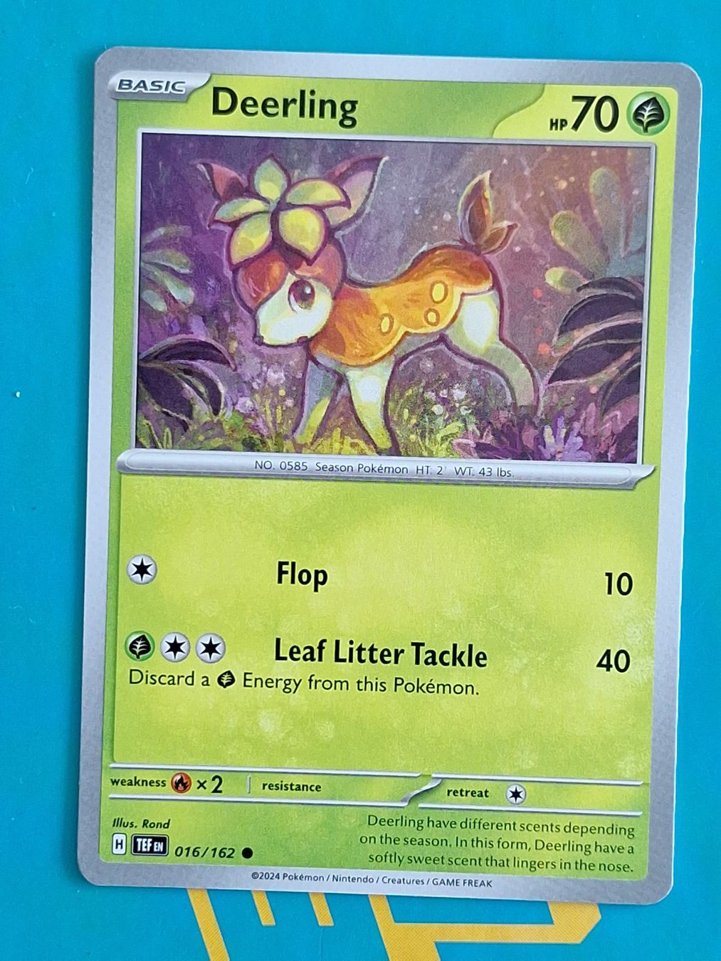 Pokémon Carte collezionabili: Deerling - Temporal Forces Pokemon - #7.1 – Usato da Altstätten SG venduto da GGsGameshop