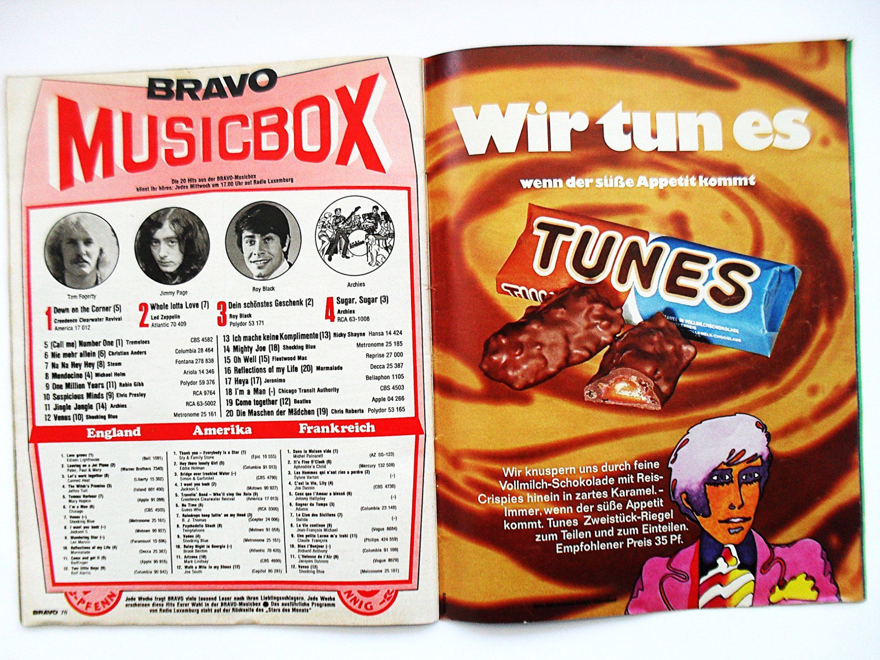Zeitschriften & Magazine: BRAVO HEFT 2.März 1970 - TOP ERHALTUNG !!! – Gebraucht aus Zürich von erfreut01 7