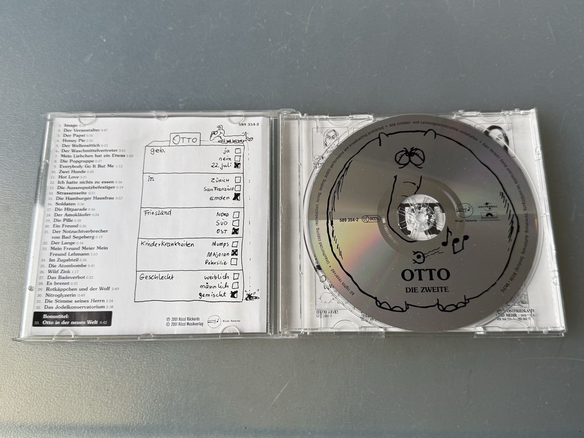 CDs: Otto - Die Zweite – D'occasion à Oberried Brienz par Chyara 2