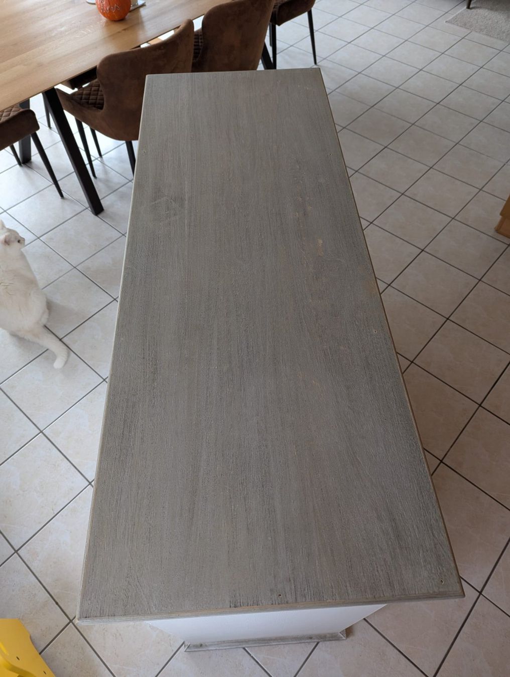 Equipement de magasin & Foires: Comptoir de bar blanc style bois état acceptable – D'occasion à Penthéréaz par Gnocchi05 1