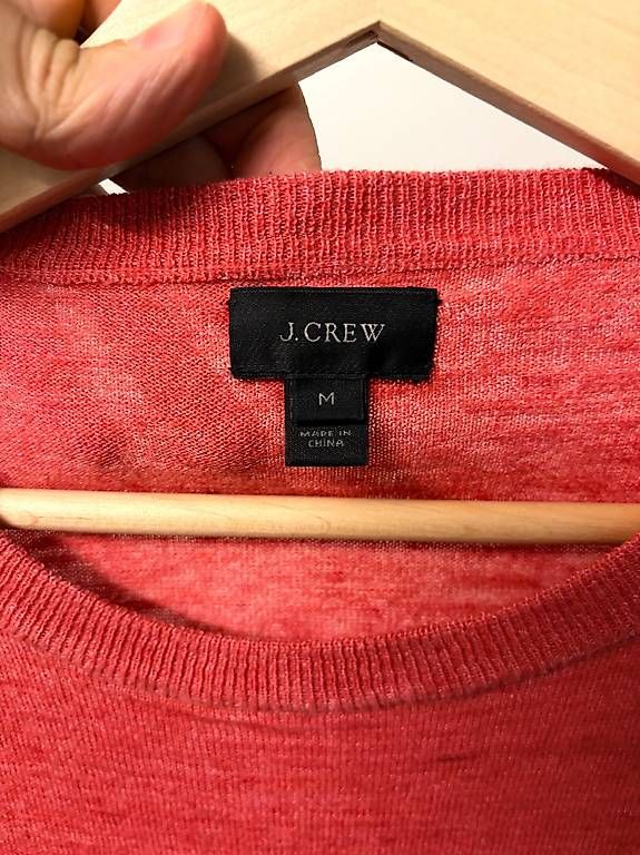 Maglioni & Felpe: J.Crew Pullover Baumwolle Leinen Mix Koralle Grösse M – Usato da Zürich venduto da ncm3010 2