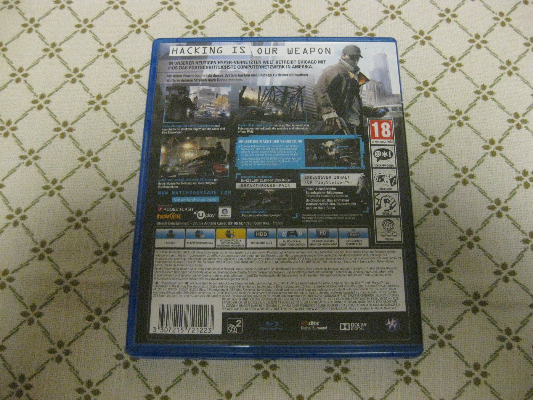 Sony Giochi: PS4 WATCH DOGS – Usato da Münchenbuchsee venduto da neuwertig-gespart 4