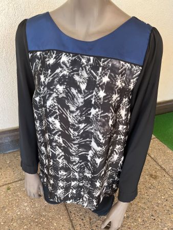 Elegante Damenbluse mit Muster, Grösse M/40,  Marke: TAIFUN