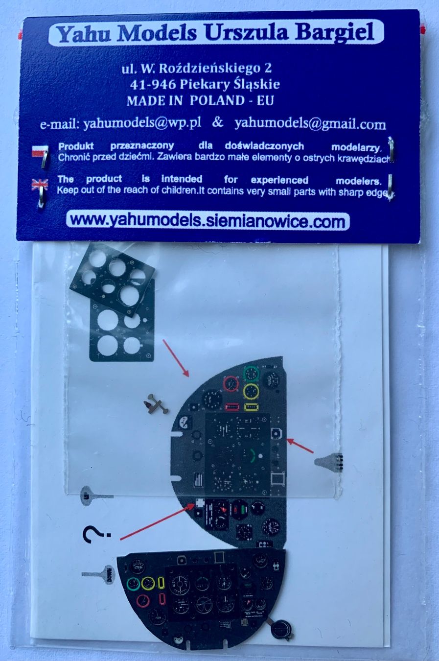 Kit di modellismo & Modellini statici: Yahu Instrumentenpanel; Spitfire Mk.II – Nuovo e nell'imballaggio originale da Suhr venduto da schoblobloch 1