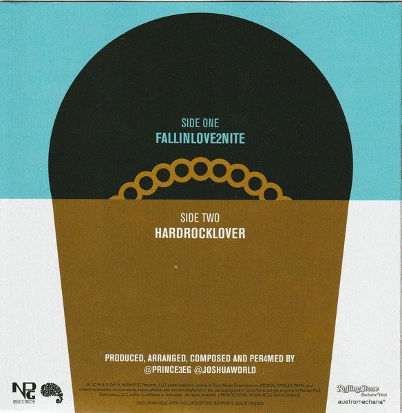 Dischi in vinile: PRINCE Fallinlove2nite/Hardrocklover 7" Vinyl-Single – Nuovo (secondo la descrizione) da Muri b. Bern venduto da d3llacort3 1