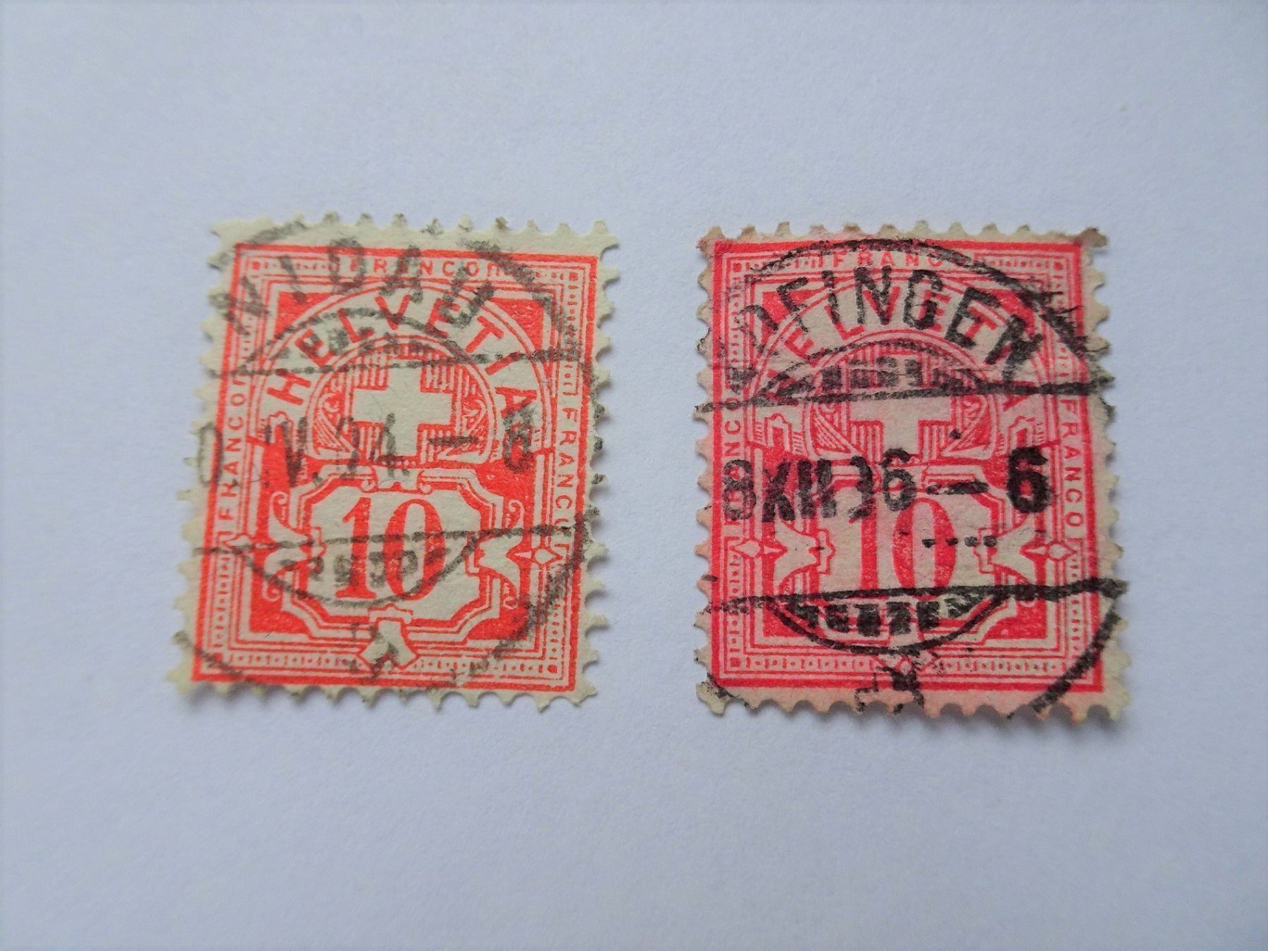 Alle Briefmarken: Vollstempel – Gebraucht aus Aadorf von Chnorli-Furz