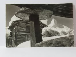 In Winkelmatten bei Zermatt , Matterhorn 1956