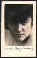 Portrait von Zdenka Burghauserova, Fotog