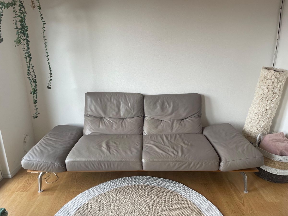Divani: Elegante Leder Couch / Sofa der Marke Musterring – Usato da Frauenfeld venduto da Fubech 3