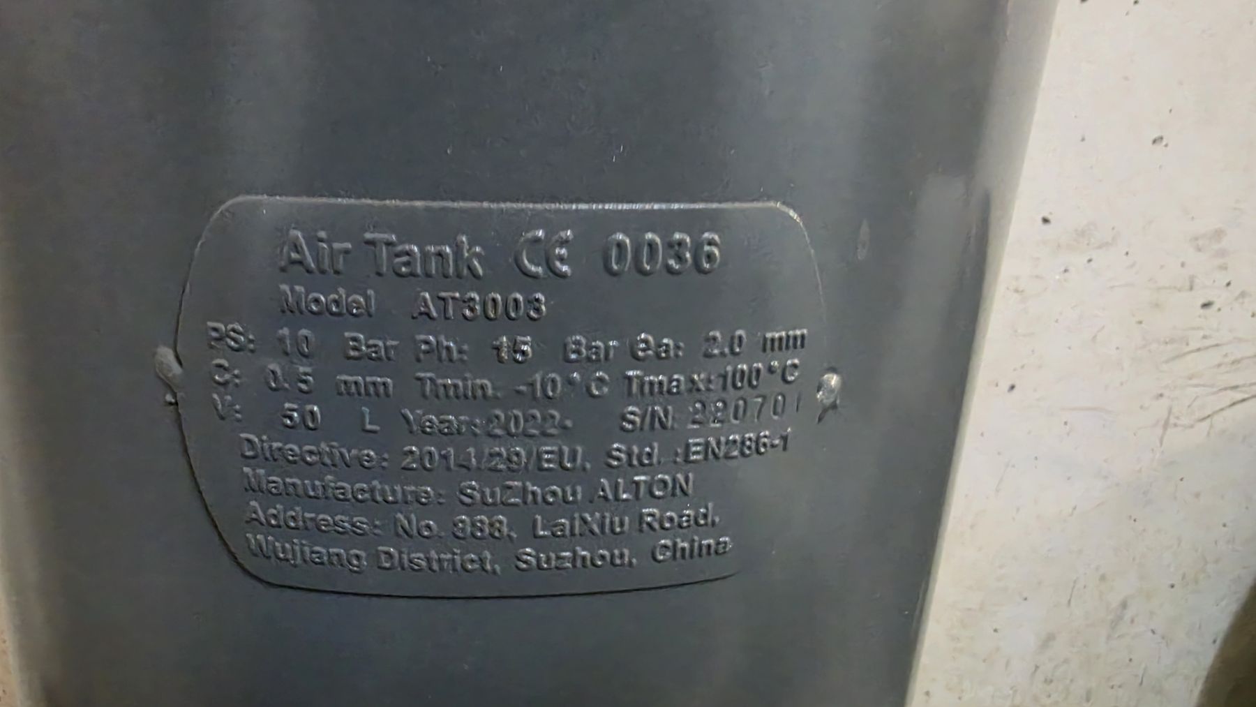 Ferrex Compressori: Kompressor Ferrex 50 Liter 10bar – Usato da Rotkreuz venduto da Spider8 2