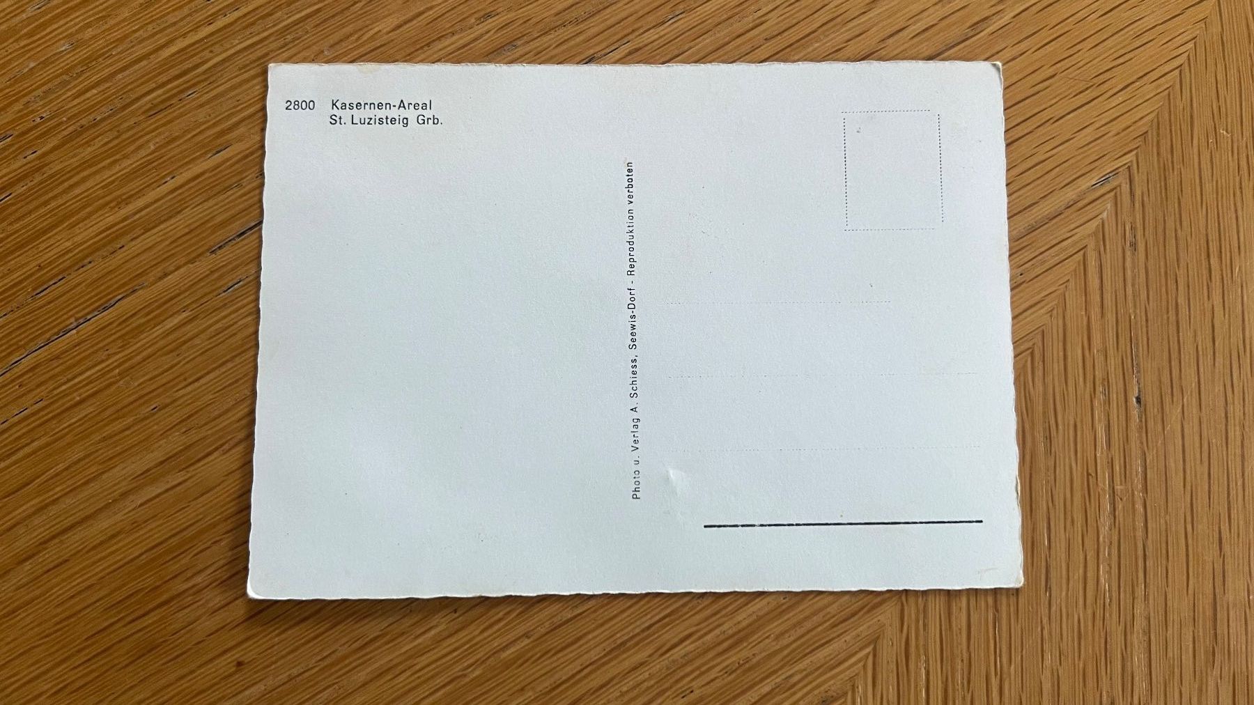 Ansichtskarten: Alte Ansichtskarte St. Luzisteig GR, Kasernen-Areal – Gebraucht aus Schübelbach von Dolly990_2 1