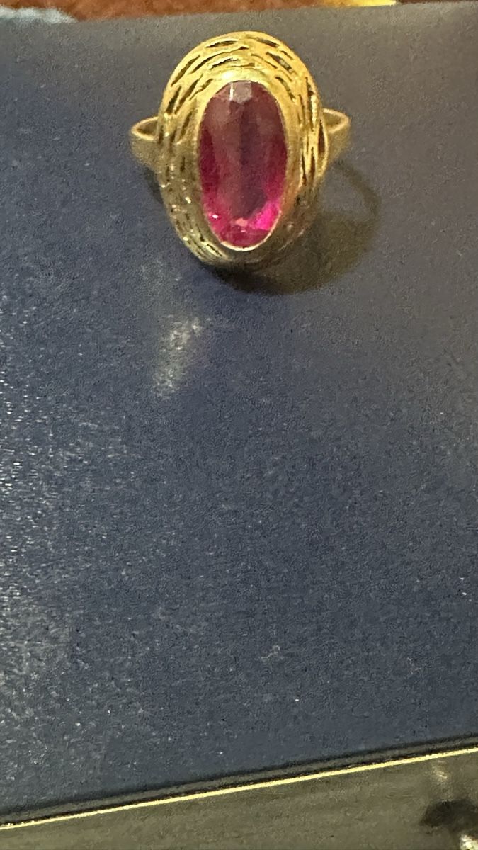 Anelli: 750 oder 18k Gold Ring mit Rubin ?pink rote/ pink Stein – Usato da Thun venduto da James_VI 3