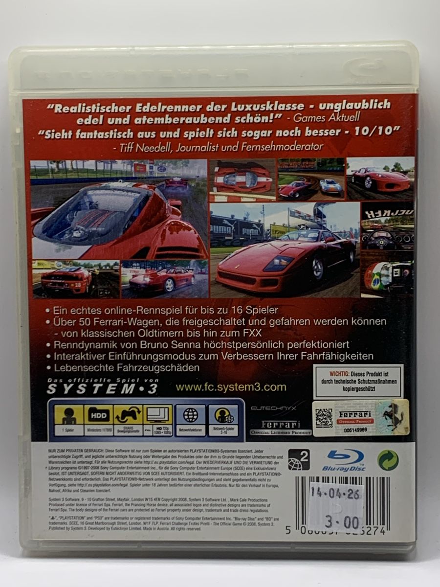 Sony Giochi: Ferrari Challenge - PS3 – Usato da Ostermundigen venduto da RG-Collector 1