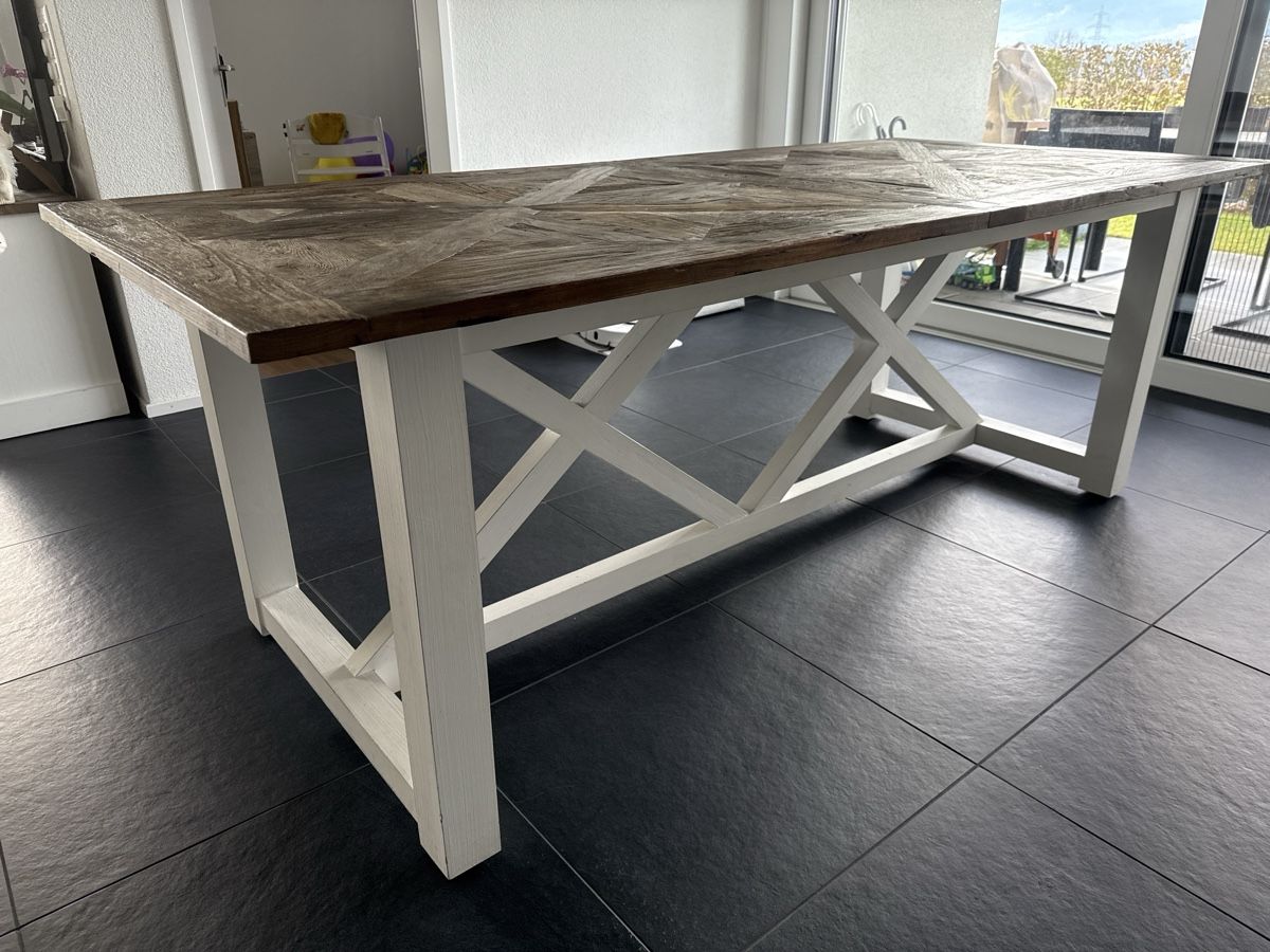 Tische: RIVIERA MAISON CHATEAU CHASSIGNY DINING TABLE 220×100 – Gebraucht aus Oppligen von Mischelsaskia
