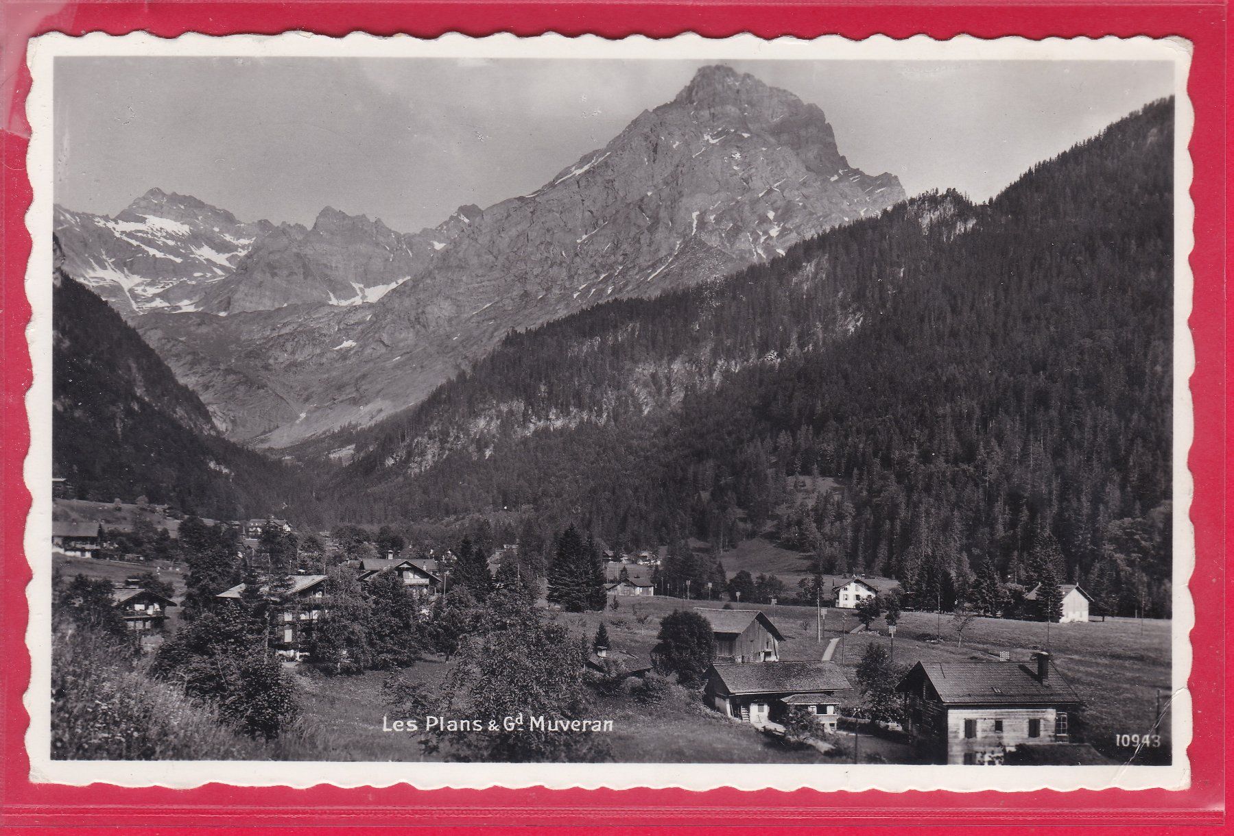 Cartoline postali: LES PLAN & GRAND MUVERAN, 8.7.1963 – Usato da Oberrieden venduto da Gebirgsstelze