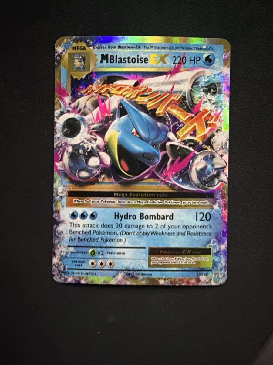 Karten: Pokémon EN MBlastoise EX 22 – Neu (gemäss Beschreibung) aus Onex von Shop2Rayan