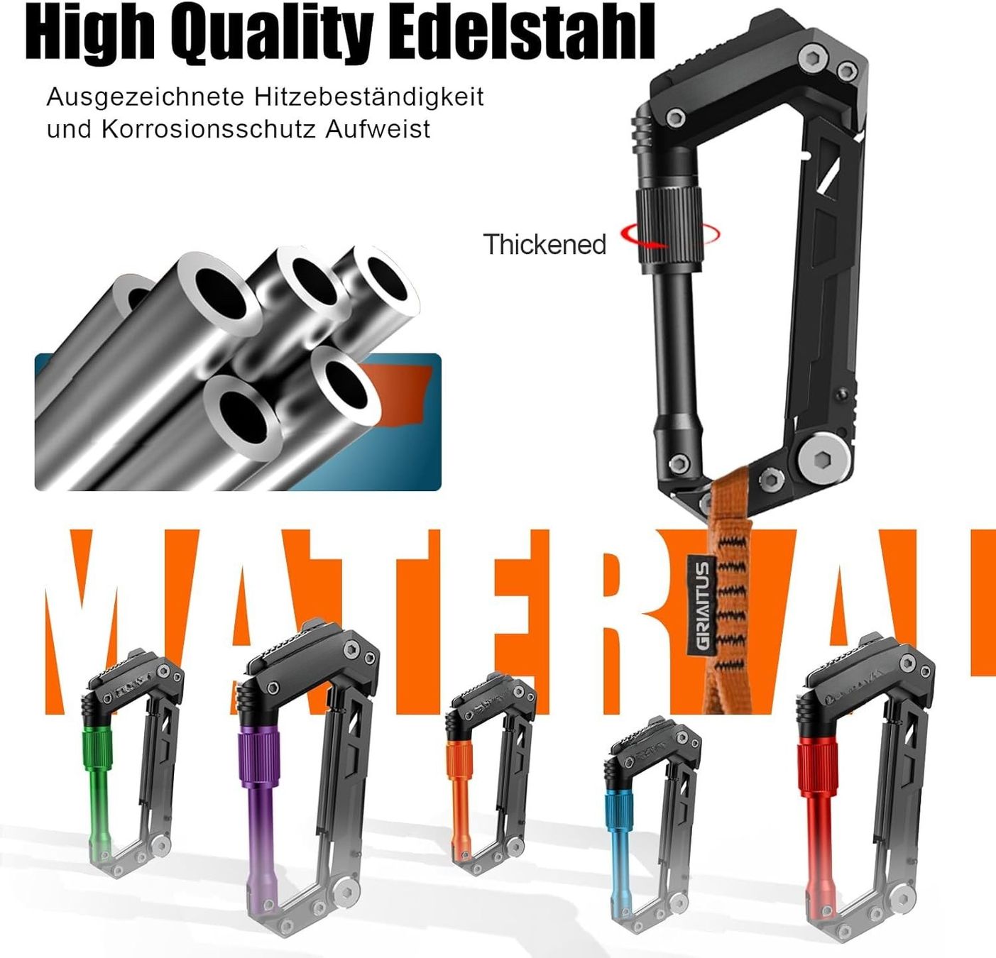 Alle Werkzeuge: Camping Multitool 8in1 Karabiner Flaschenöffner – Neu und originalverpackt aus St. Gallen von sch_zsz7 2