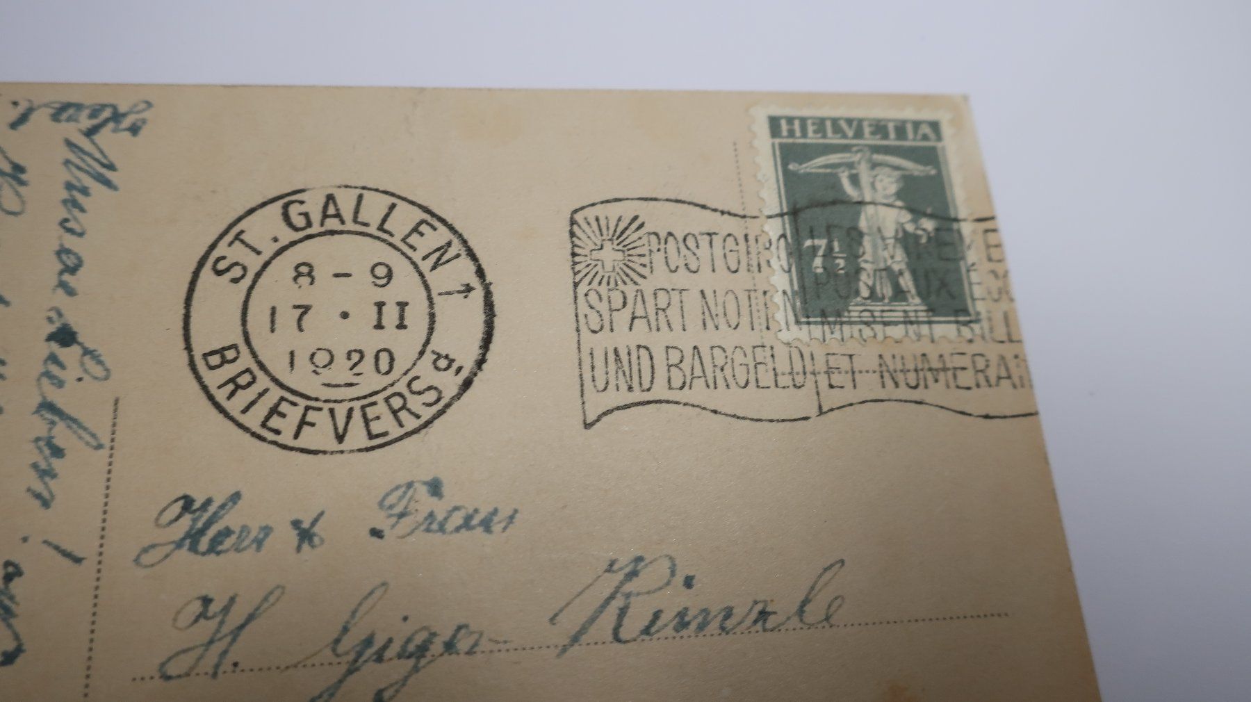 Cartes postales: St. Gallen Börsenplatz  1920 – D'occasion à Cormoret par Pascalll2001 5