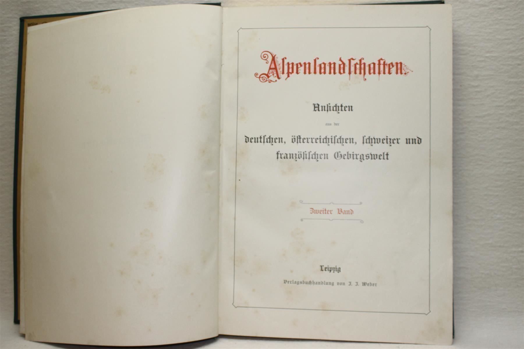 Cartoline postali: Alpenlandschaften ca. 1900 – Usato da Thun venduto da Amye 1
